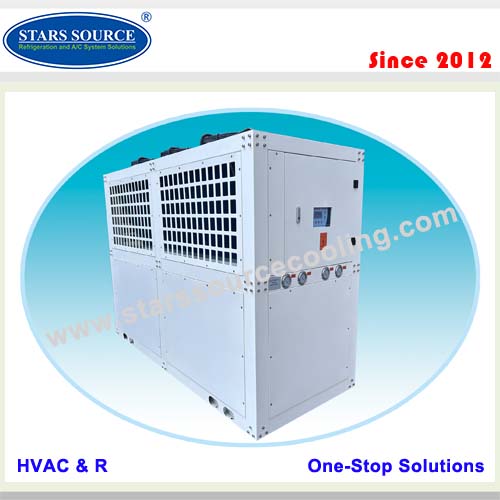25RT Air Cooled Scroll Type Industrial Chiller with Tank and Pump 1
