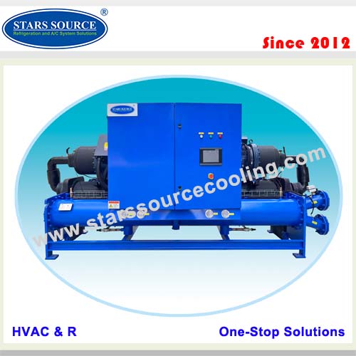 Two Systems Water Cooled Screw Chiller (HVAC System Solution) 2